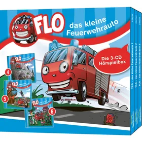 Produktbild des Artikels Flo - das kleine Feuerwehrauto (Folgen 4-6) (MP3-Hörspiel - Download)