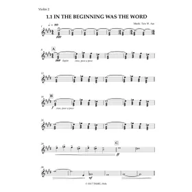 Produktbild des Artikels Messiah - Das Musical (Violine 2) (Noten - Download)