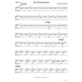 Produktbild des Artikels Ich will dir danken (Noten - Download)
