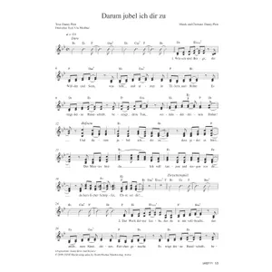 Produktbild des Artikels Darum jubel ich dir zu (Noten - Download)