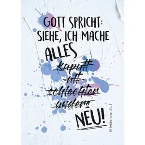 Produktbild des Artikels Jahreslosung 2026 - Stundenentwurf und Postkarten (10 Ex.) für Teens und junge E (Buch - Broschiert)