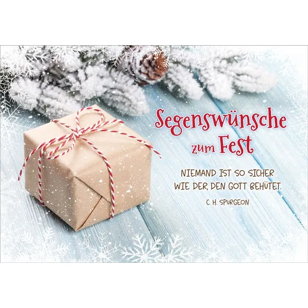 Produktbild des Artikels Faltkarte "Segenwünsche" (Schreibwaren)