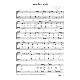 Produktbild des Artikels Mein Gott weiß (Noten - Download)
