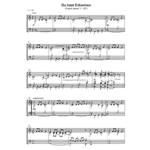 Produktbild des Artikels Du hast Erbarmen (Noten - Download)