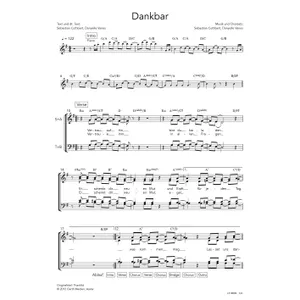 Produktbild des Artikels Dankbar (Noten - Download)