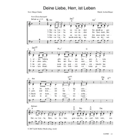 Produktbild des Artikels Deine Liebe, Herr, ist Leben (Noten - Download)