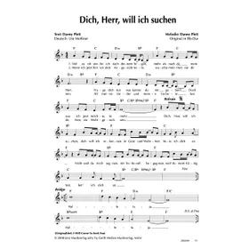 Produktbild des Artikels Dich, Herr, will ich suchen (Noten - Download)