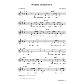 Produktbild des Artikels Wir sind nicht alleine (Noten - Download)