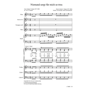 Produktbild des Artikels Niemand sorgt für mich so treu (Noten - Download)