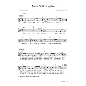 Produktbild des Artikels Mein Gott ist spitze (Noten - Download)