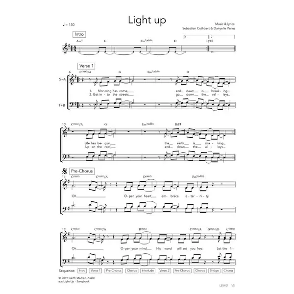 Produktbild des Artikels Light Up (Noten - Download)