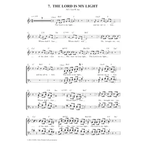 Produktbild des Artikels The Lord Is My Light (Noten - Download)