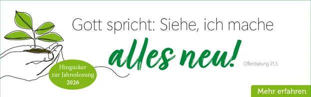 Bild zum Beitrag - Jahreslosung 2026 - Gerth Medien