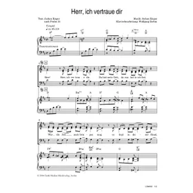 Produktbild des Artikels Herr, ich vertraue dir (Noten - Download)