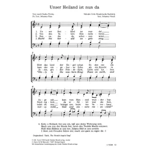 Produktbild des Artikels Unser Heiland ist nun da (Noten - Download)