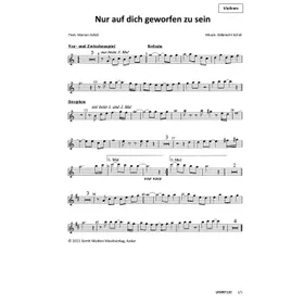 Produktbild des Artikels Nur auf dich geworfen zu sein (Violinen) (Noten - Download)