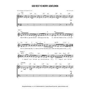 Produktbild des Artikels God Rest Ye Merry Gentlemen (Noten - Download)