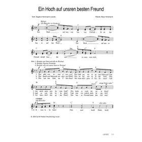 Produktbild des Artikels Ein Hoch auf unsern besten Freund (Noten - Download)