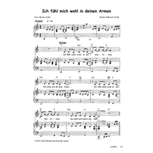 Produktbild des Artikels Ich fühl mich wohl in deinen Armen (Noten - Download)