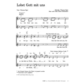Produktbild des Artikels Lobet Gott mit uns (Noten - Download)