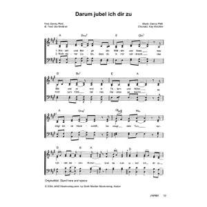 Produktbild des Artikels Darum jubel ich dir zu (Noten - Download)