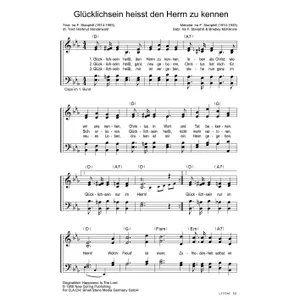 Produktbild des Artikels Glücklichsein heisst den Herrn zu kennen (Noten - Download)