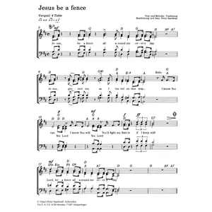 Produktbild des Artikels Jesus Be A Fence (Noten - Download)