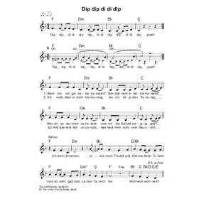 Produktbild des Artikels Dip dip di di dip (Noten - Download)
