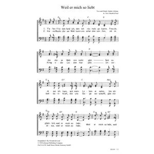 Produktbild des Artikels Weil er mich so liebt (Noten - Download)