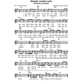 Produktbild des Artikels Wunder werden wahr (Noten - Download)