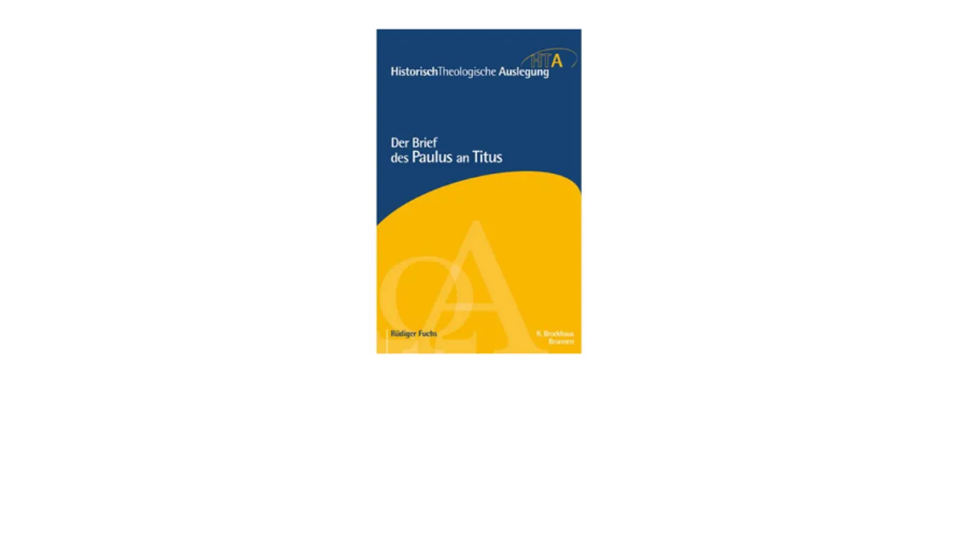 Bild zum Beitrag - HTA Historisch Theologische Auslegung