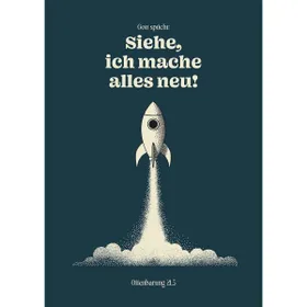 Produktbild des Artikels Jahreslosung 2026 - Postkarten, 4 Stk Rakete (Schreibwaren)