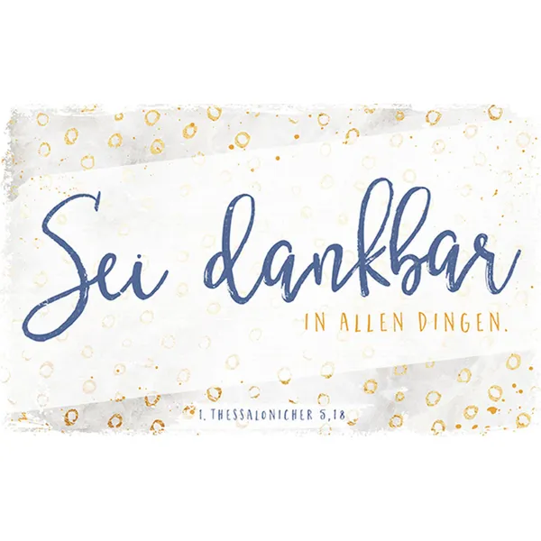Produktbild des Artikels Holzschild groß - Sei dankbar ()