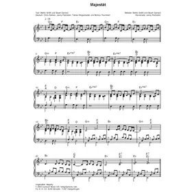 Produktbild des Artikels Majestät (Noten - Download)