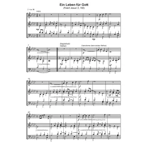 Produktbild des Artikels Ein Leben für Gott (Noten - Download)