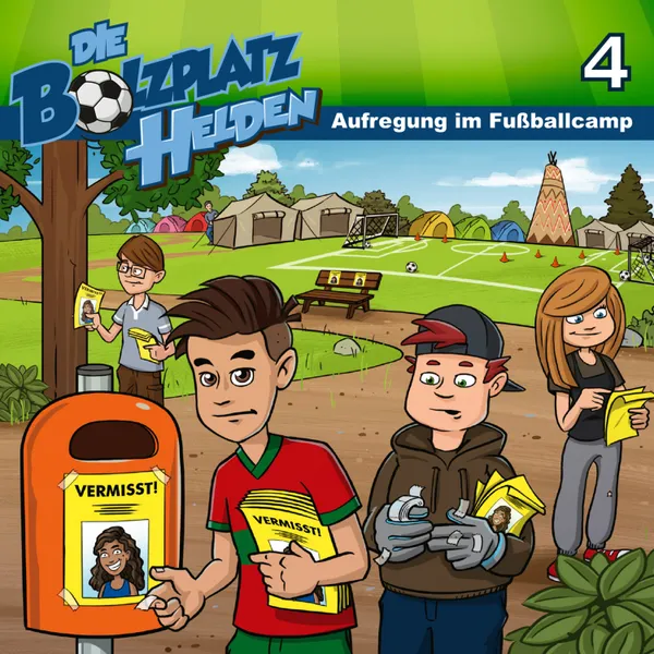 Produktbild des Artikels Aufregung im Fußballcamp - Folge 4 (MP3-Hörspiel - Download)