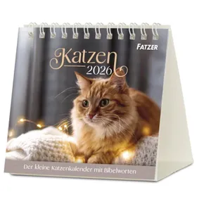 Produktbild des Artikels Katzen 2026 - Tischkalender (Kalender - Spiralbindung)