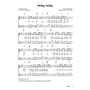 Produktbild des Artikels Heilig, heilig (Noten - Download)