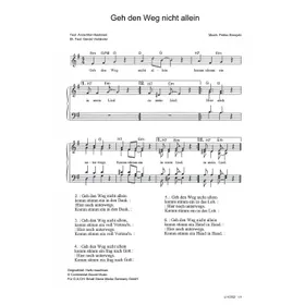 Produktbild des Artikels Geh den Weg nicht allein (Noten - Download)
