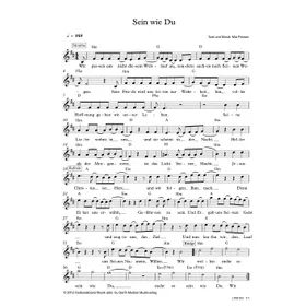 Produktbild des Artikels Sein wie du (Noten - Download)