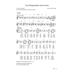 Produktbild des Artikels Vom Morgenlande sind wir her (Noten - Download)