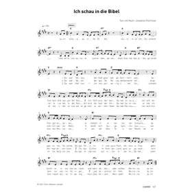 Produktbild des Artikels Ich schau in die Bibel (Noten - Download)