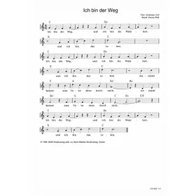 Produktbild des Artikels Ich bin der Weg (Noten - Download)