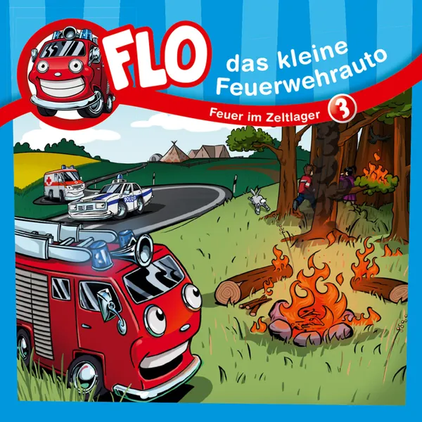 Produktbild des Artikels Feuer im Zeltlager - Folge 3 (MP3-Hörspiel - Download)