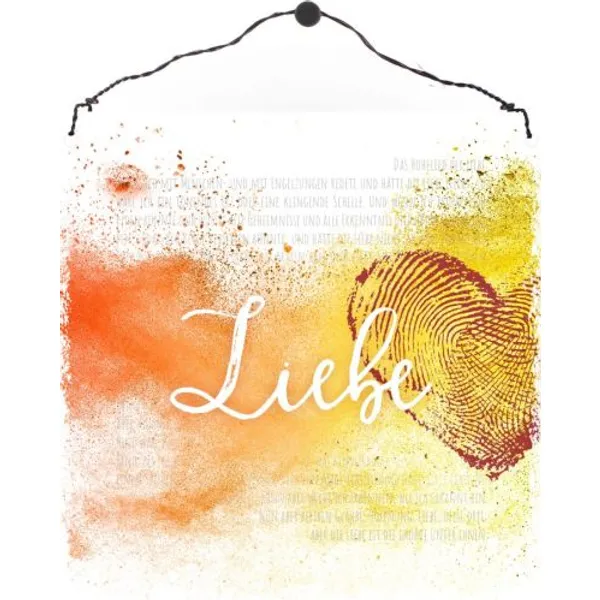 Produktbild des Artikels Holzschild klein - Liebe ()