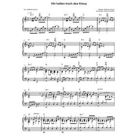 Produktbild des Artikels Wir halten hoch das Kreuz (Noten - Download)