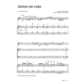 Produktbild des Artikels Zeichen der Liebe (Noten - Download)