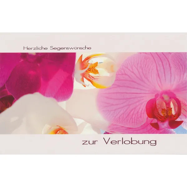 Produktbild des Artikels Faltkartenserie Verlobung - 5 Stück (Schreibwaren)