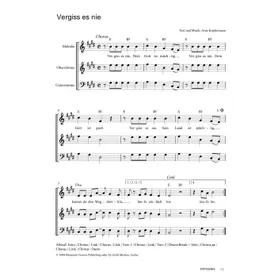 Produktbild des Artikels Vergiss es nie (Noten - Download)