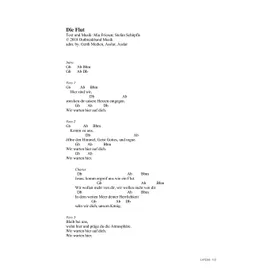 Produktbild des Artikels Die Flut (Noten - Download)